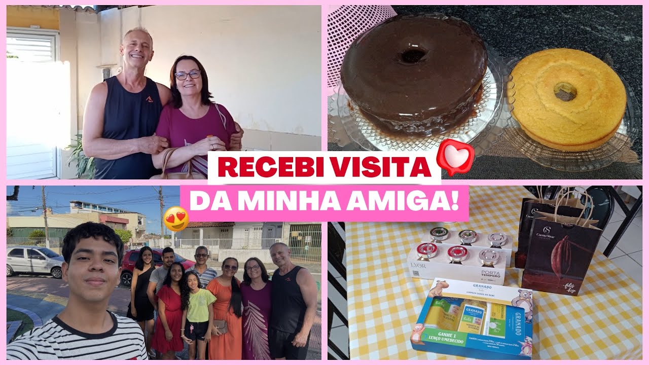VLOG: RECEBI VISITAS DO SUL! 😱 - ELES VIERAM DE LONGE SÓ PRA NOS CONHECER 🥰