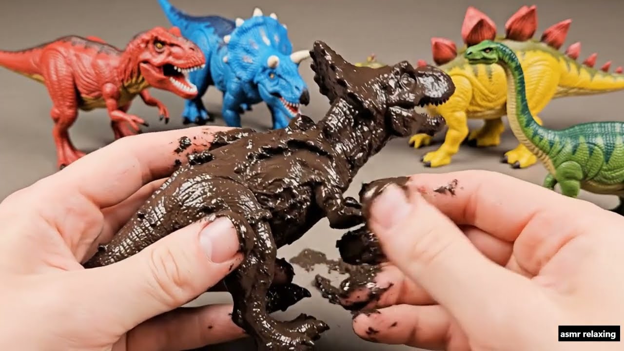 “Epic Dinosaur Attack Meets King Kong 🦖🦍 | Relaxing ASMR Toy Play • Real Sounds”