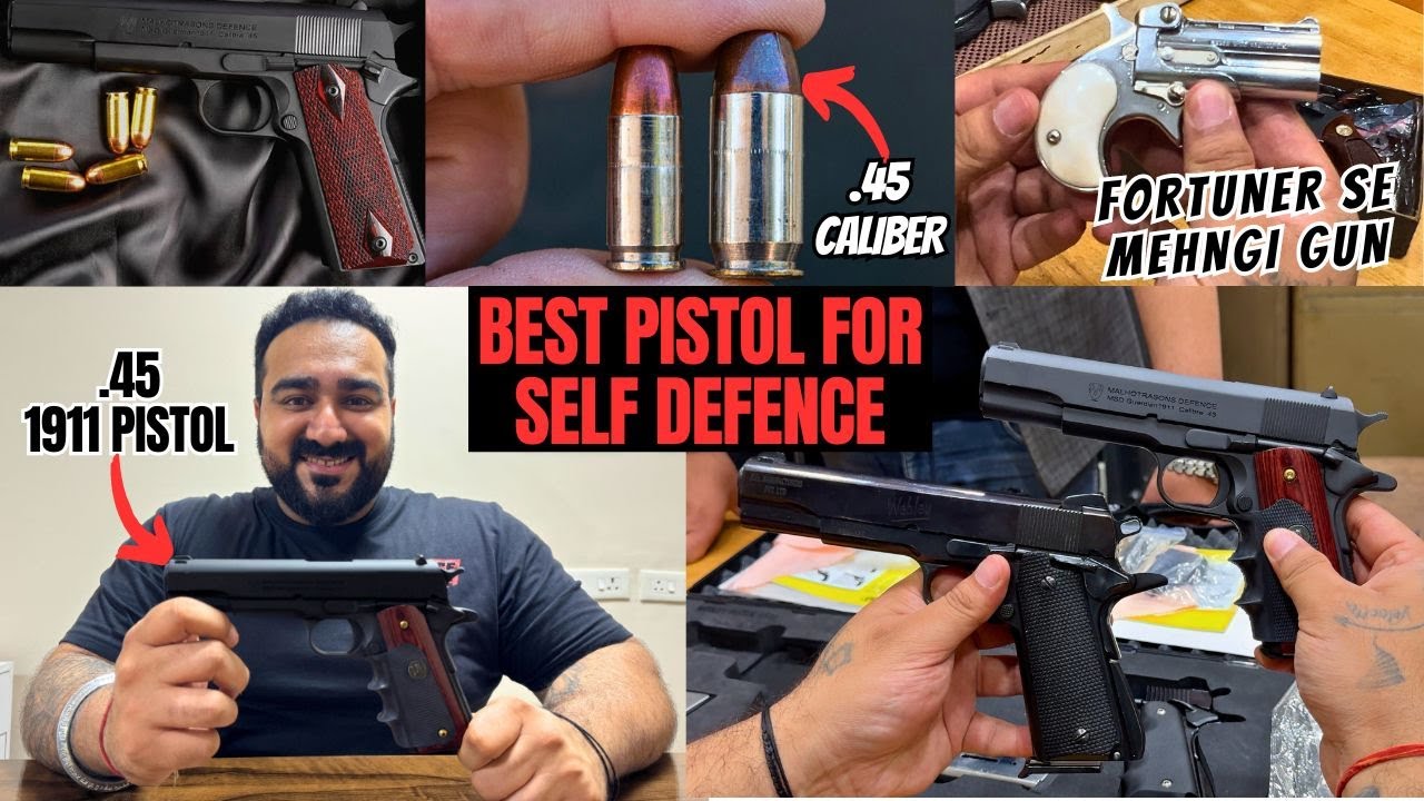 MY NEW PISTOL!!! 😍🔥 || FORTUNER SE MEHNGI PISTOL😮 || 1911 .45 cal