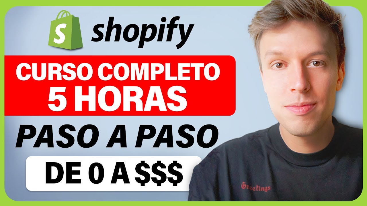 Curso GRATIS De Shopify Dropshipping | Cómo Crear Una Tienda Online y Ganar Dinero En 2026