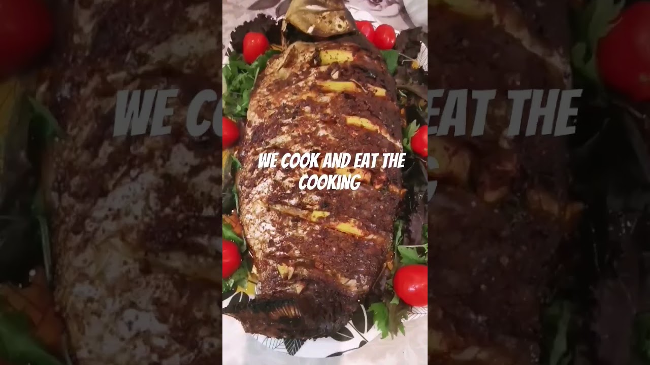 Let's enjoy our oven grilled fish 