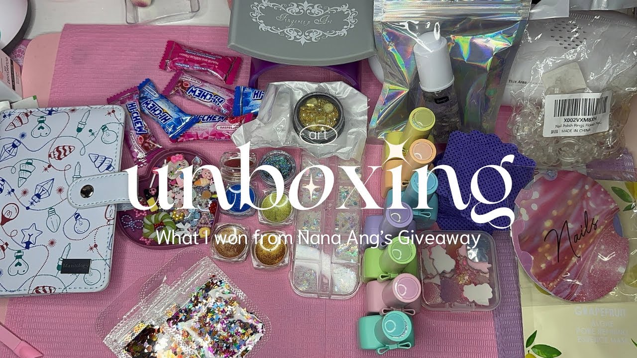 What I won from @NanaAngNailsIt  giveaway! 