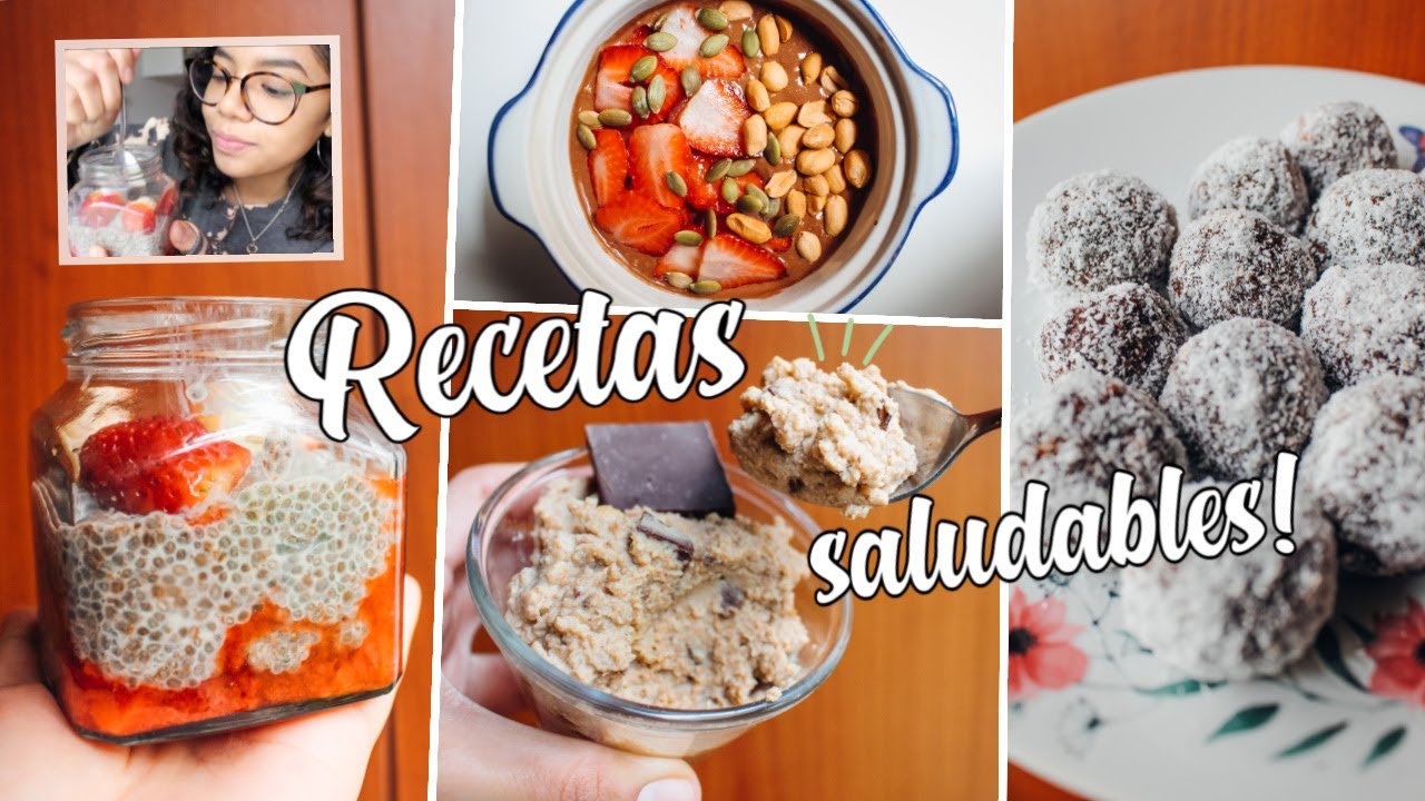 DESAYUNOS Y SNACKS SALUDABLES PARA HACER EN CASA!! | Johanna De La Cruz