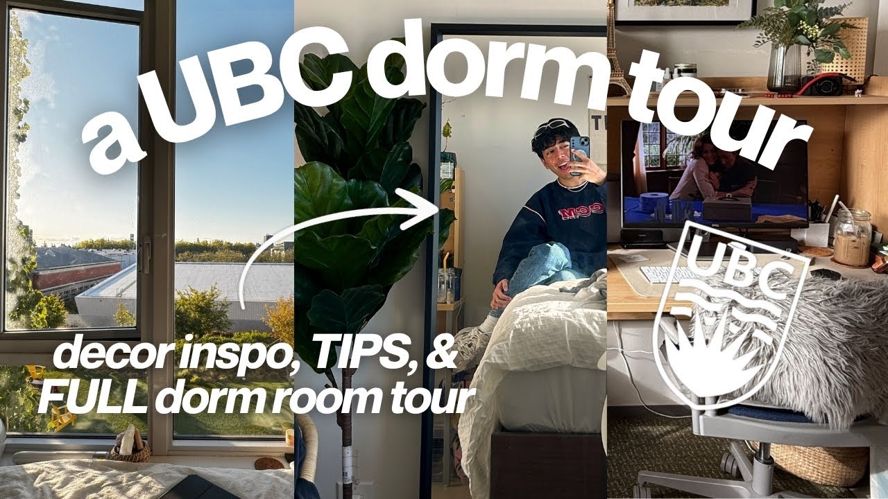 A UBC dorm tour & college dorm tour vlog (University of British Columbia dorm tour)