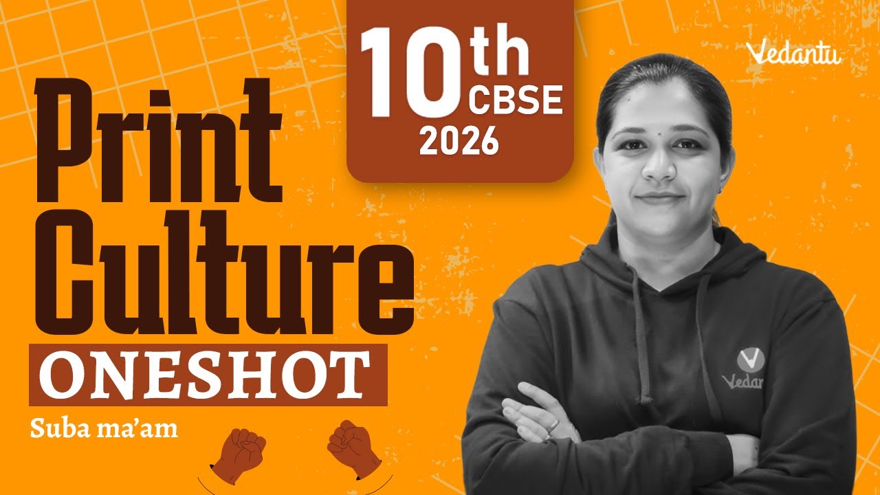 Print Culture | One shot | Class 10  SST | CBSE 2026 | Suba Ma'am