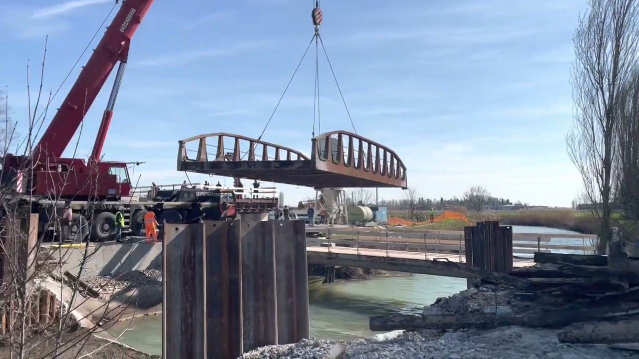 Sollevamento Ponte - Lugugnana di Portogruaro - SP42 Jesolana - 28/02/2023