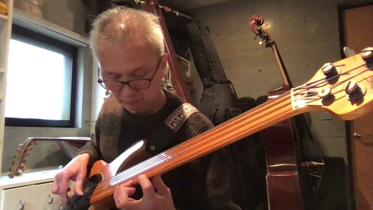 渡辺等 Hitoshi Watanabe  Arr. Fretlessbass  J.S.Bach Partita No.3 Gavotte en Rondeau