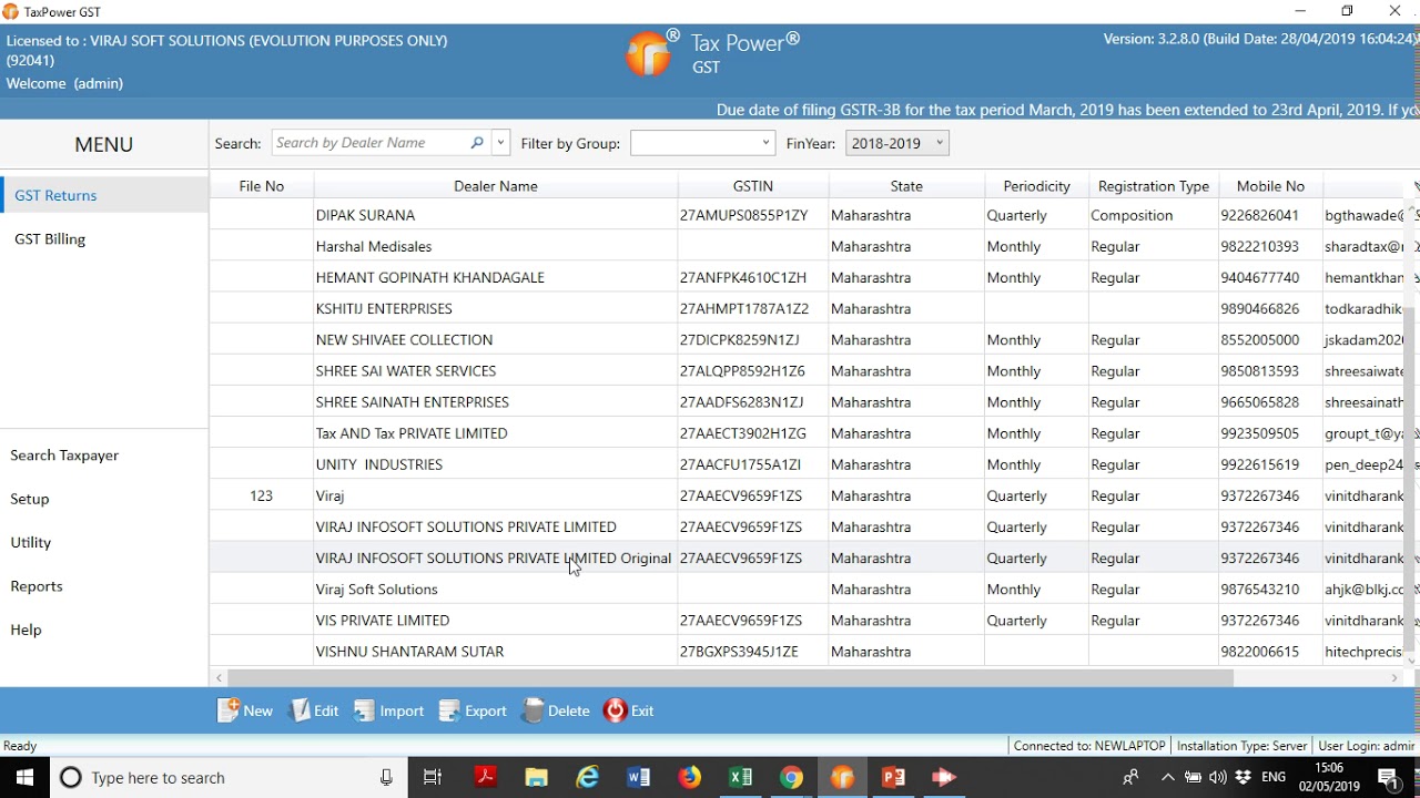 How to Create a GST Dealer in TaxPower Software (Step-by-Step Guide)