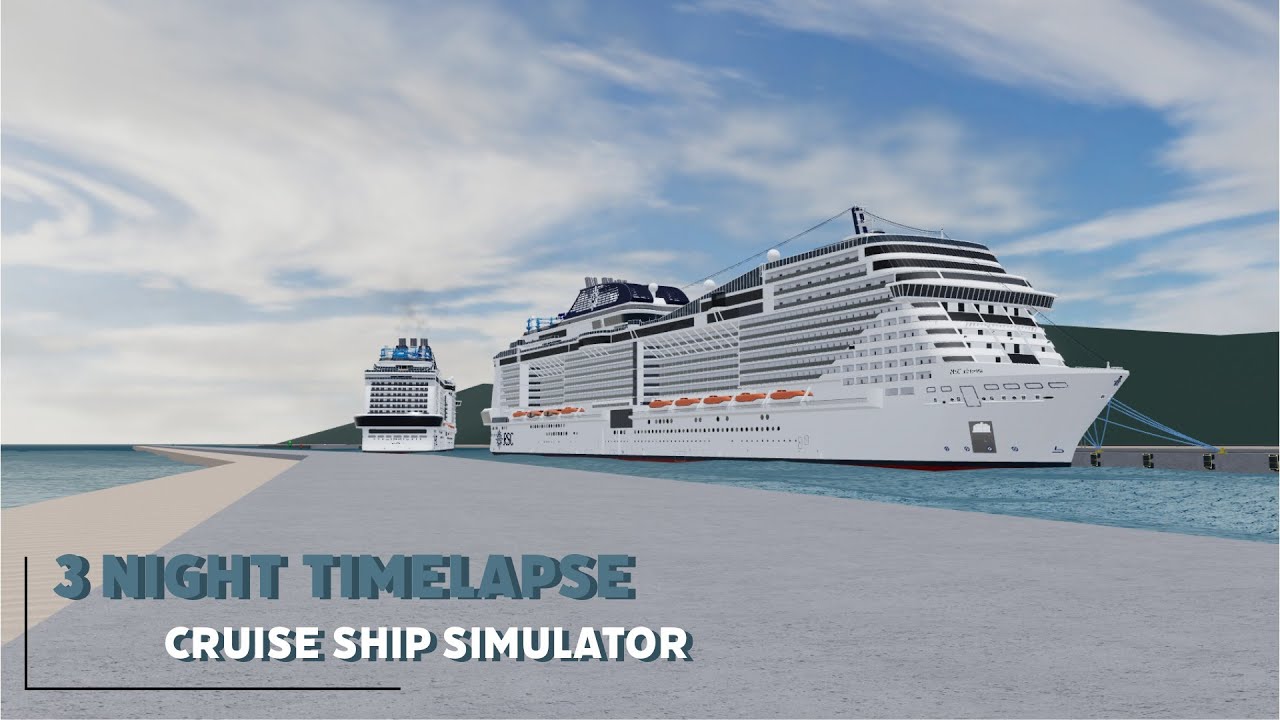 Cruise Ship Simulator | 3 Night Timelapse | Roblox