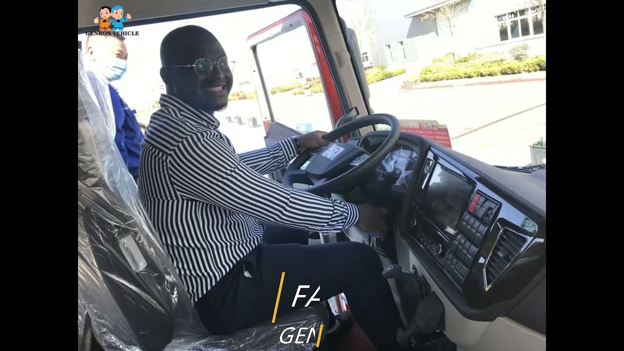 Genron Vehicle -- Visited FAW factory with DR Congo friend.