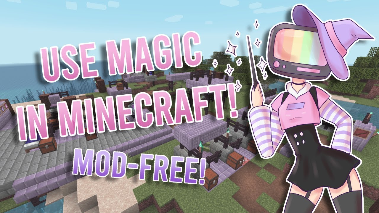 How to Become a WIZARD in Minecraft! (NO MODS!)