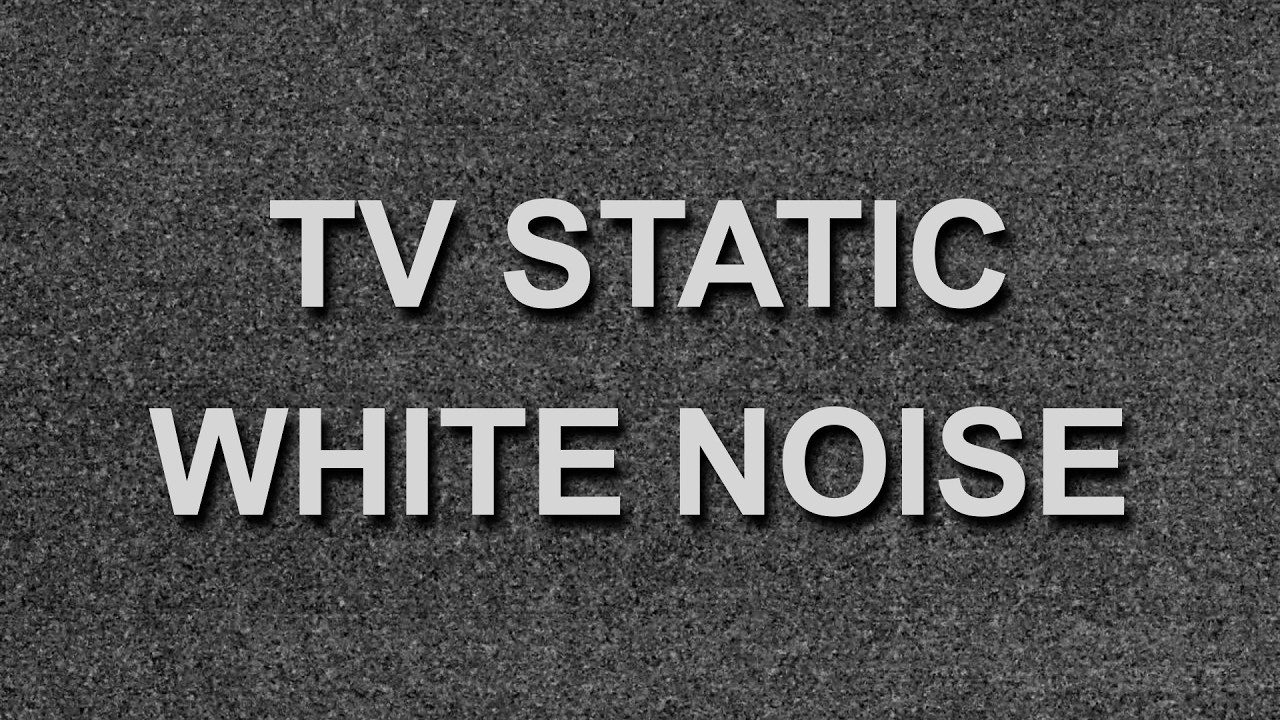 TV Static & White Noise for Sleep | 10 Hours Background Noise