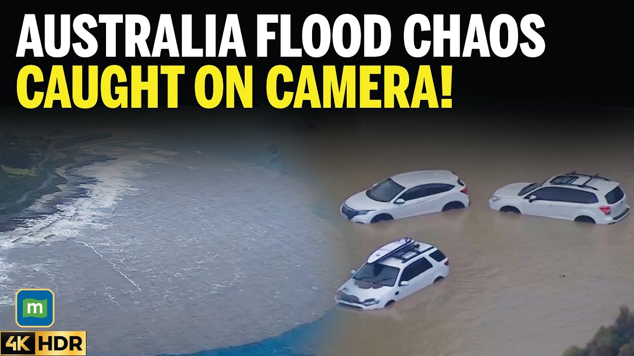 Extreme Flooding Shuts Australia’s Great Ocean Road, Cars Swept In Sea | N18G | 4K