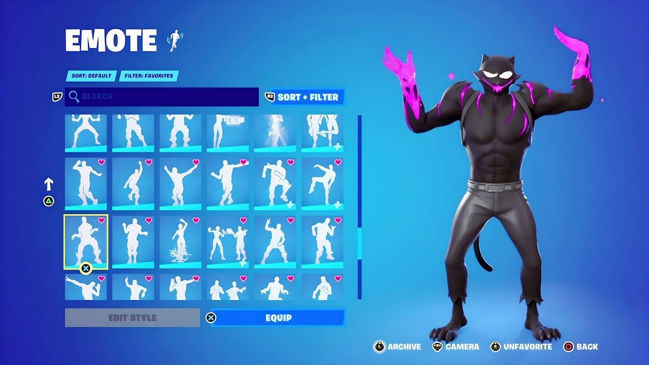 Fortnite PHANTOM MEOWSCLES Emoting & Dancin💃