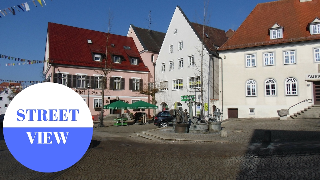STREET VIEW: Laupheim in Oberschwaben in GERMANY