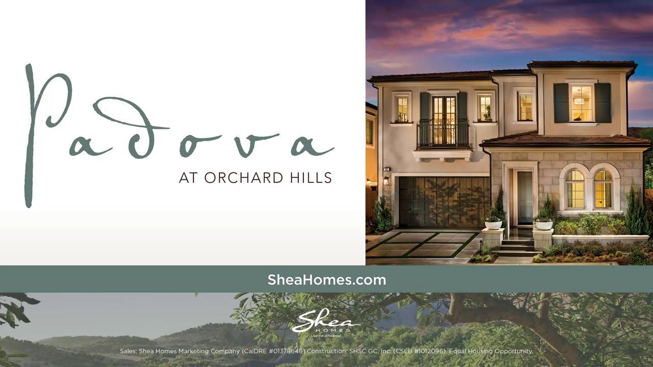 Padova at Orchard Hills Community Tour | Shea Homes