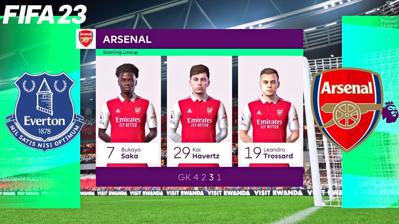 FIFA 23 | Everton vs Arsenal - Premier League - PS5 Gameplay