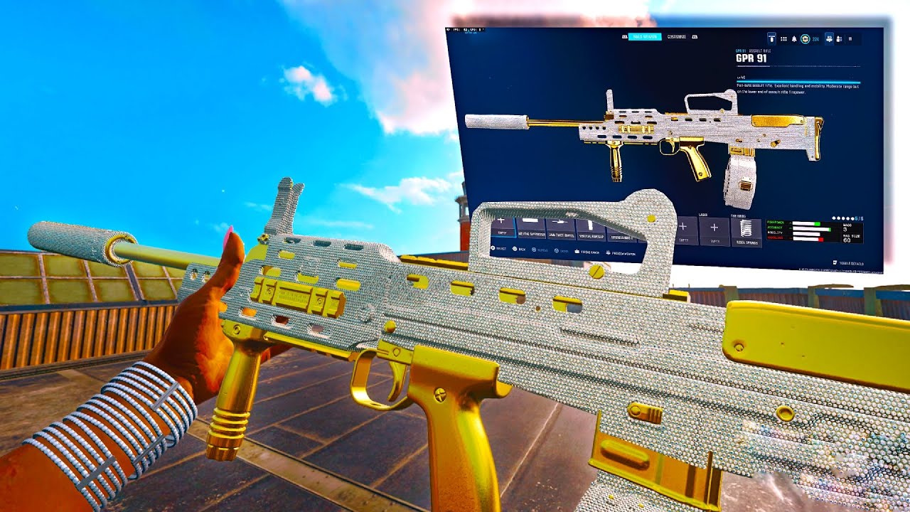 GPR 91 *NEW* Long Range Meta on Rebirth Island? (Best GPR Class Setup Warzone)