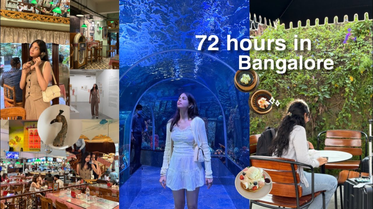 Bangalore Vlog: what i ate, museums, aquarium, shopping & nightlife