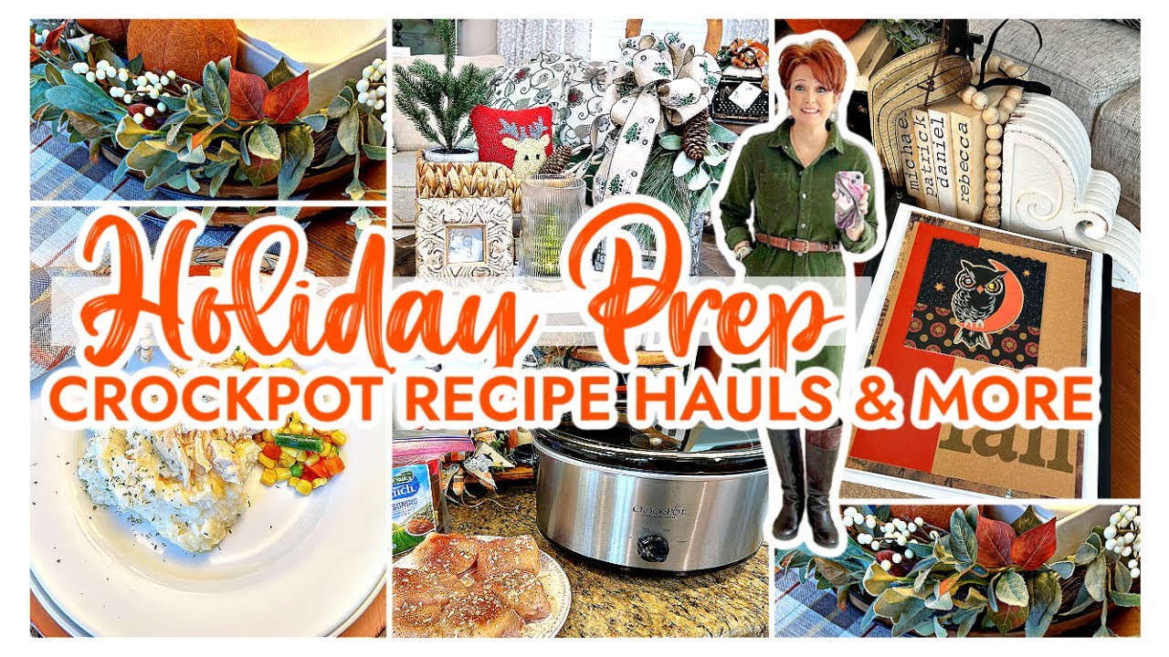 HOLIDAY PREP CROCKPOT HAULS & MORE 🍁🦃🍁