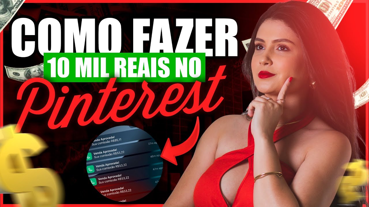 Como ganhar 10 mil reais por m&ecirc;s com o Pinterest | Ganhar dinheiro Online | Apps pra ganhar dinheiro