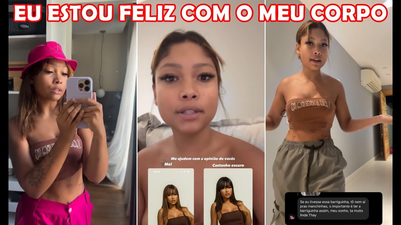 Thay Rodrigues: as pessoas ficam julgando as minhas cicatrizes na barriga