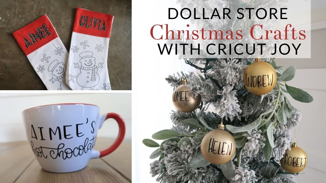 Cricut Joy Dollar Store Christmas