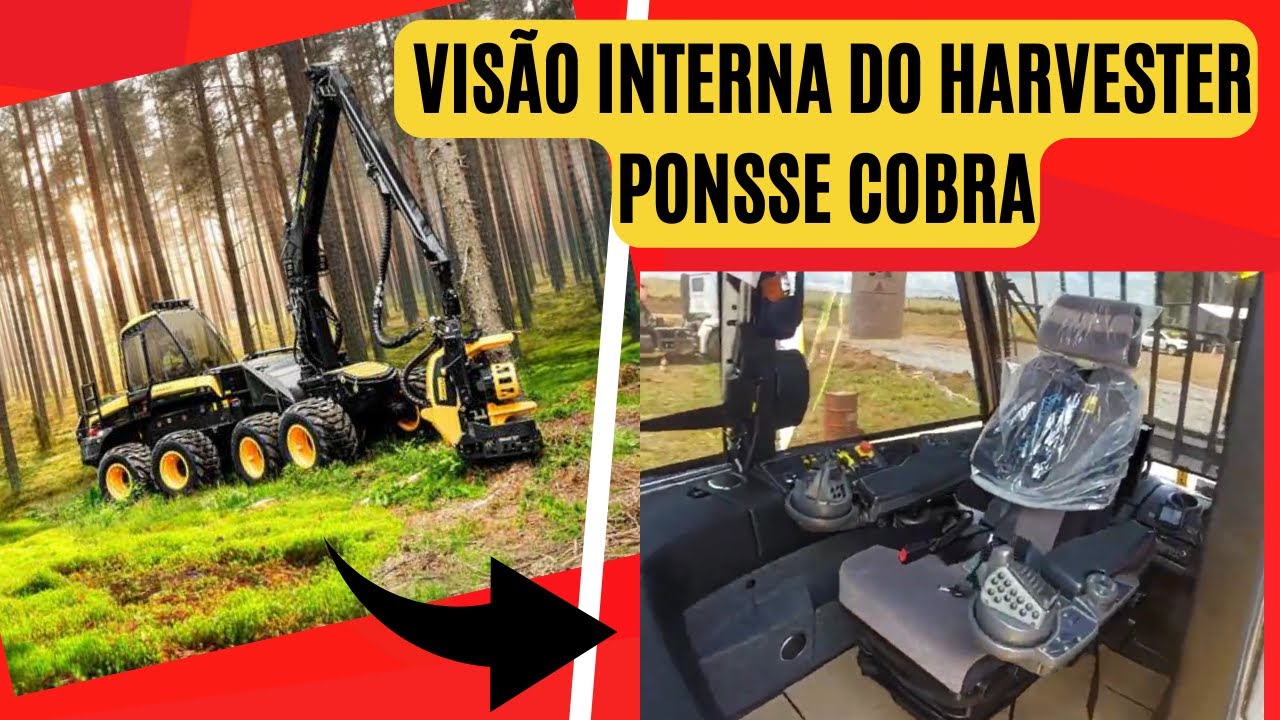 HARVESTER PONSSE COBRA 2022, conheça a maquina internamente