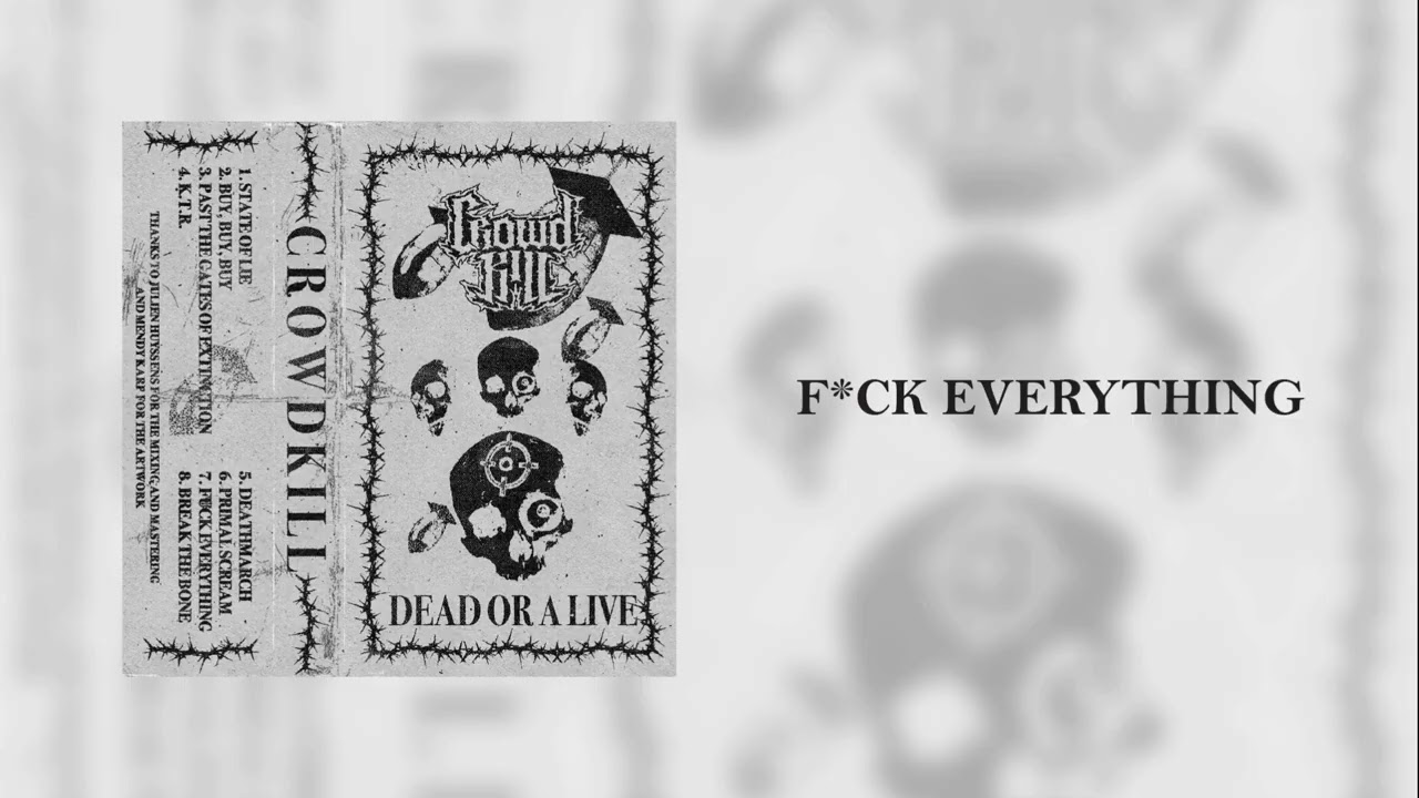 Crowdkill : F*ck Everything (live at Péniche Légia)