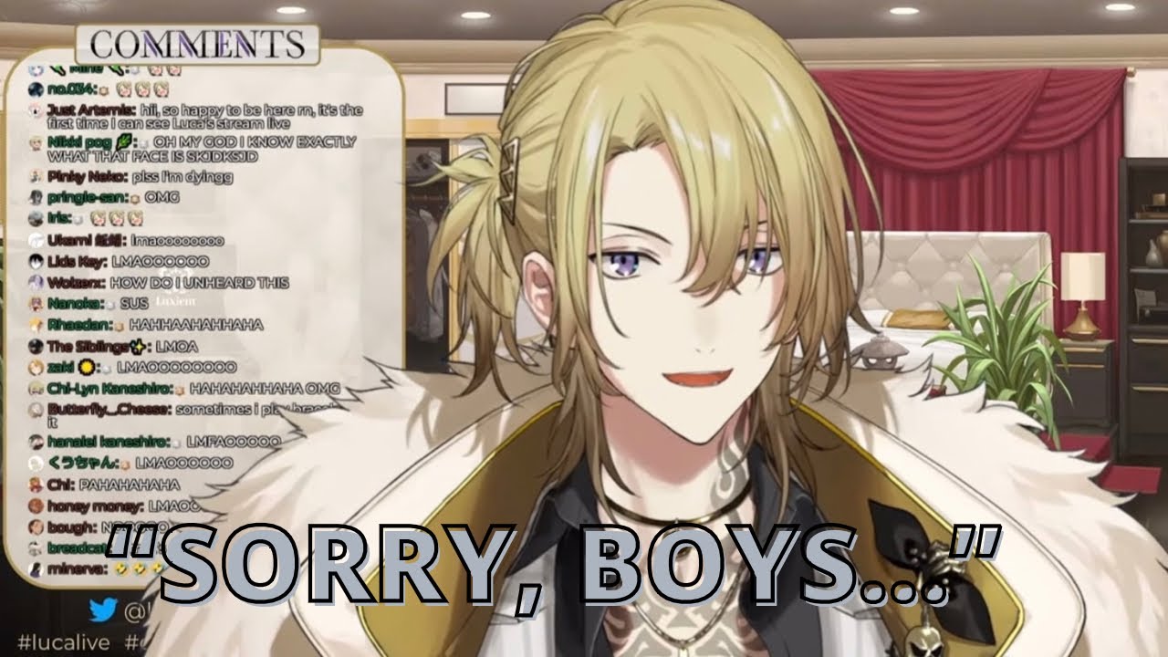 Luca exposes the boy talk [NIJISANJI EN | LUCA KANESHIRO]