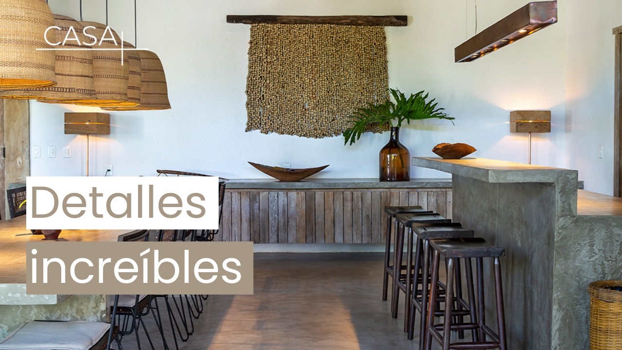 NATURALEZA + DISEÑO + ARTESANÍA: Esta Casa lo Tiene TODO