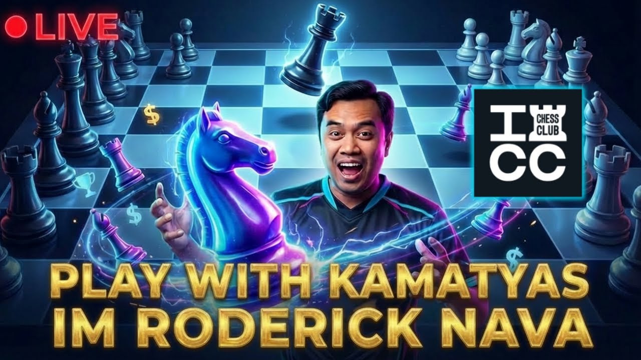 IM Roderick Nava will play and share some Chess tips with the Internet Chess Club users.
