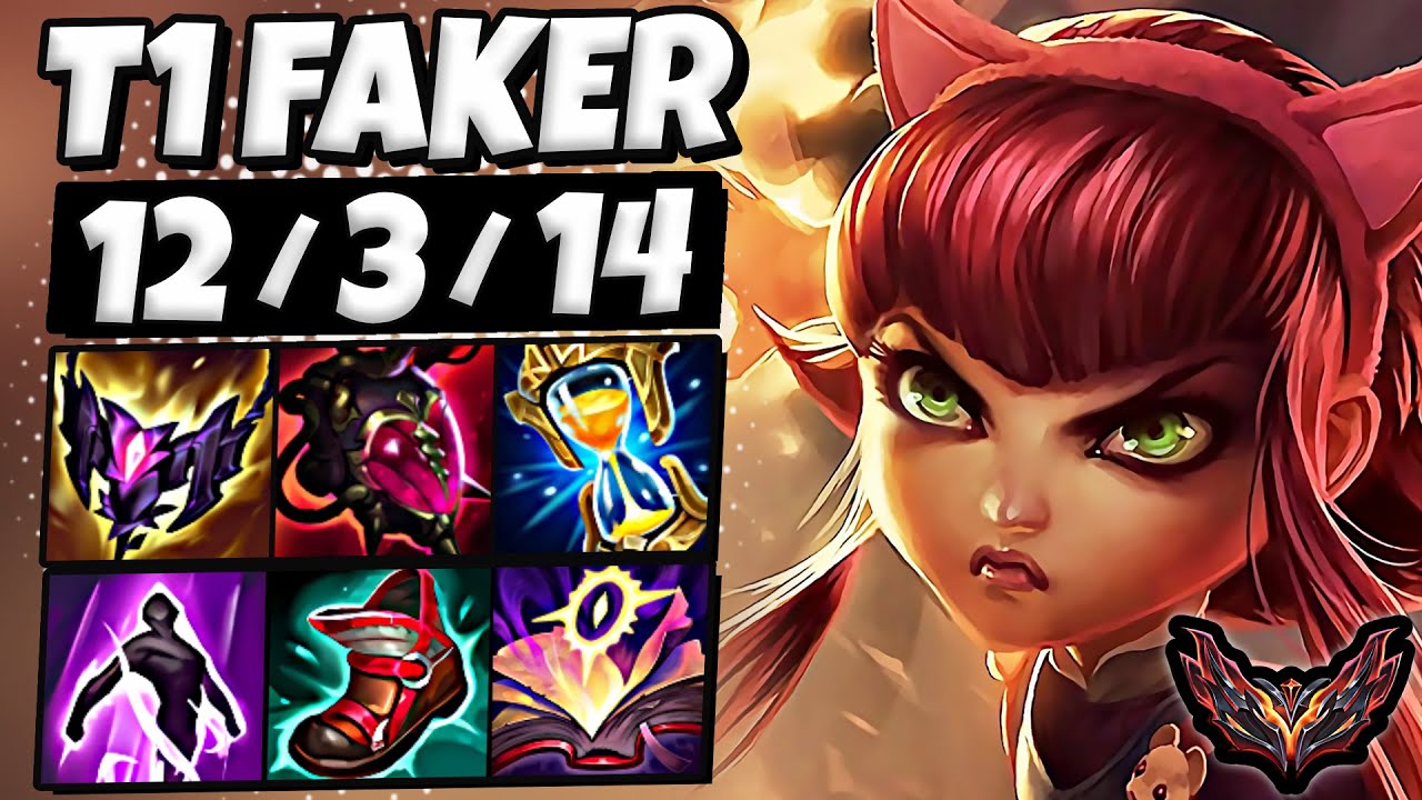 T1 Faker Annie vs Zed [ MID ] Korea Grandmaster Patch 25.9
