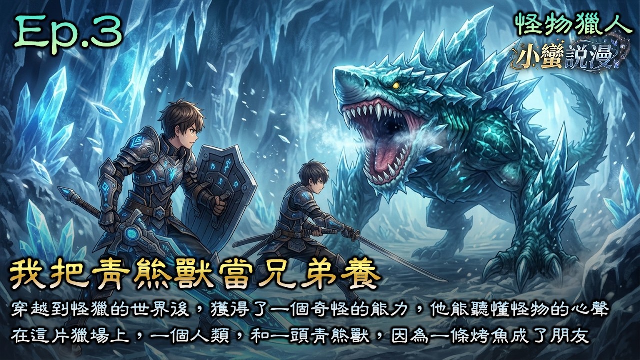 Ep3《怪獵：我把青熊獸當兄弟養》穿越到怪物獵人的世界後，獲得了一個奇怪的能力，他能聽懂怪物的心聲。本以為這是生存外掛，在這片弱肉強食的獵場上，一個人類，和一頭青熊獸，因為一條烤魚成了朋友。