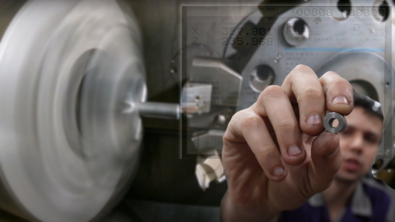Programa&ccedil;&atilde;o e Usinagem de uma pe&ccedil;a F&Aacute;CIL no Torno CNC Index!