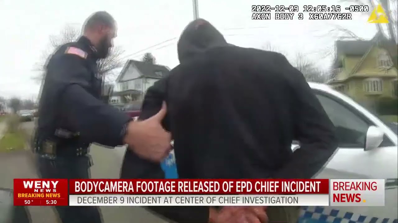 Body cam footage of incident involving former Elmira Police Chief released