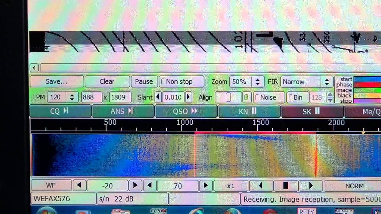 Tutorial How to decode Weather Fax on Shortwave Using FLDIGI