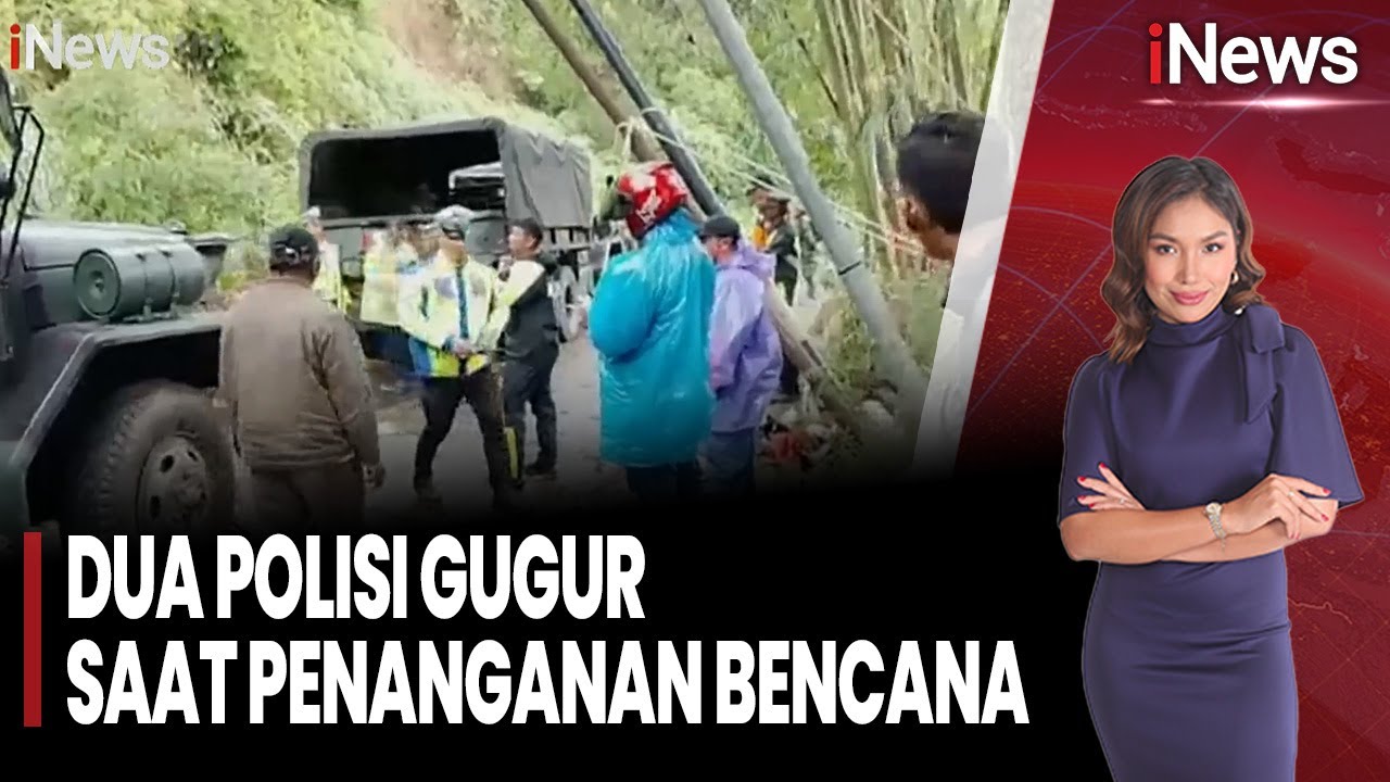 Dua Polisi Gugur Tertabrak Truk Saat Penanganan Bencana | iNews Malam (25/01)