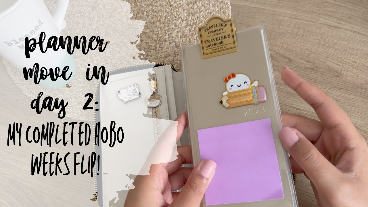 PLANNER MOVE IN DAY #2: My Completed Hobonichi Weeks Flip Through!