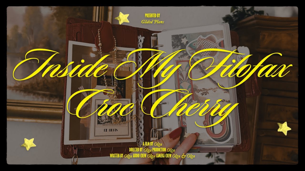 Inside My Filofax Classic Croc Cherry 🦢✨ | Updated Flip of My Personal Ring Planner & Life Updates