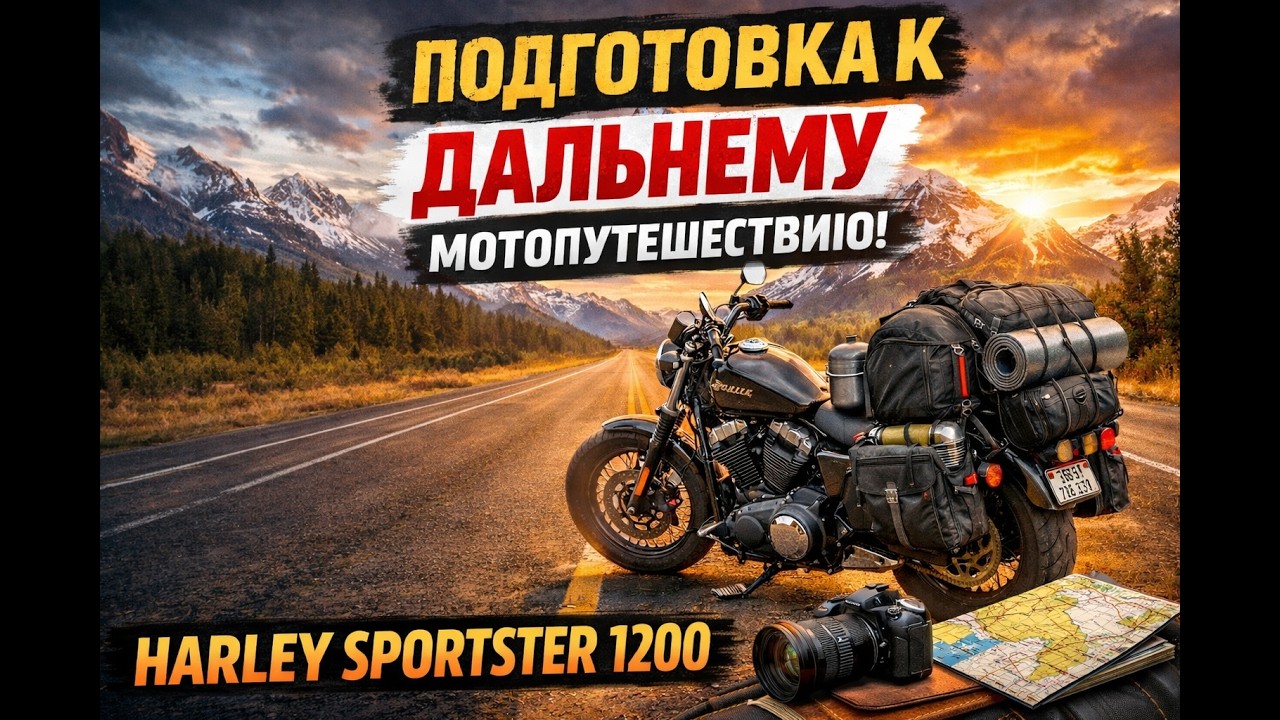 Готовлюсь к ДАЛЬНЯКУ на Harley-Davidson Sportster 1200