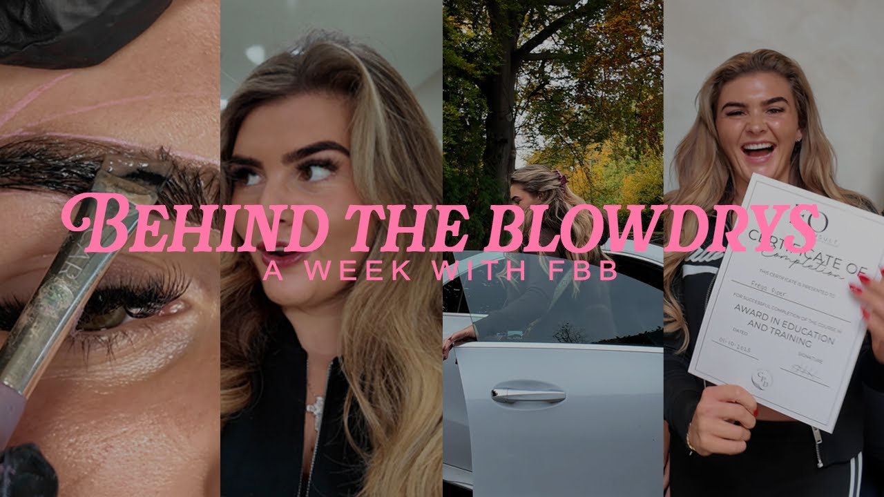 A WEEK IN THE LIFE OF A HAIRSTYLIST -  BEHIND THE BLOWDRYS EP1