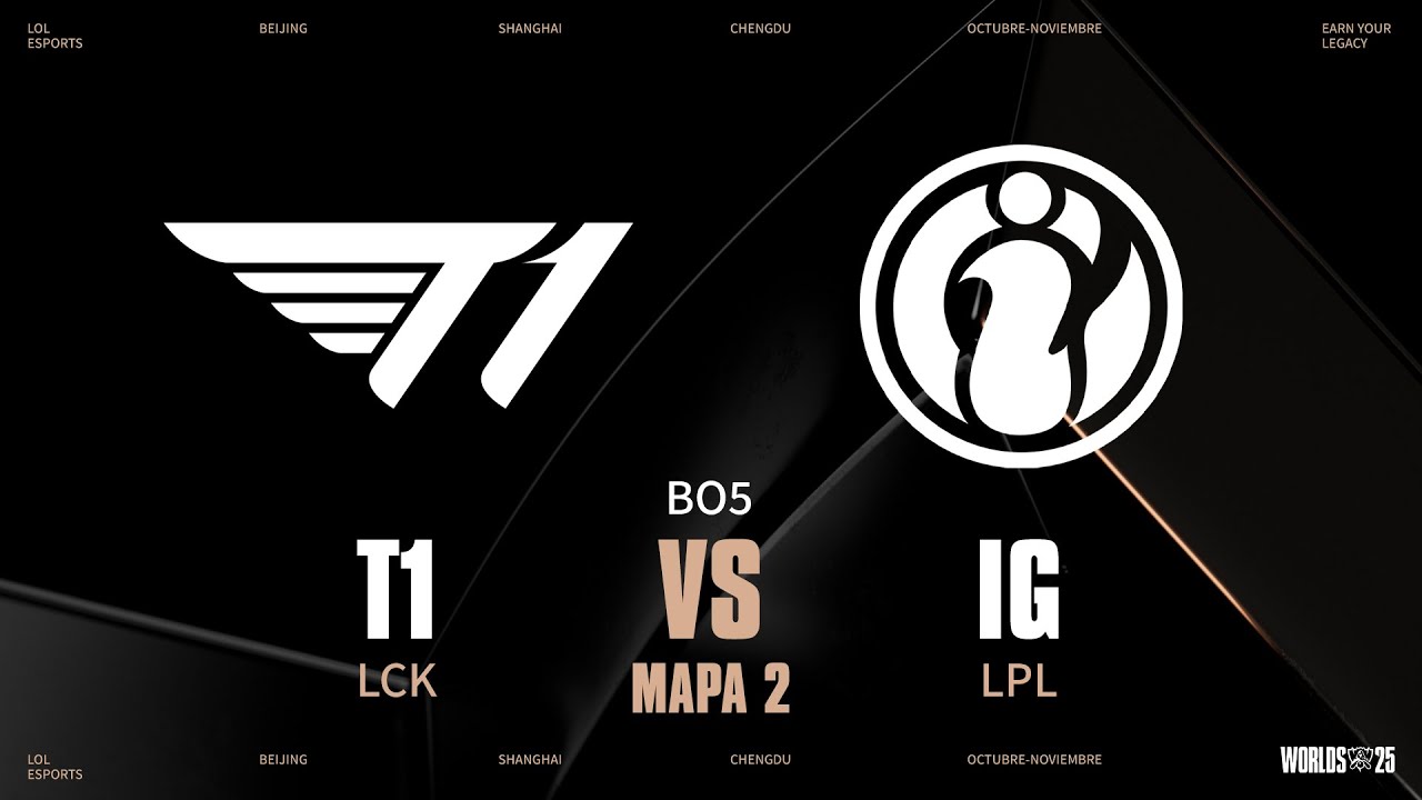 MAPA 2 - T1 VS IG - WORLDS - 2025 - LEAGUE OF LEGENDS