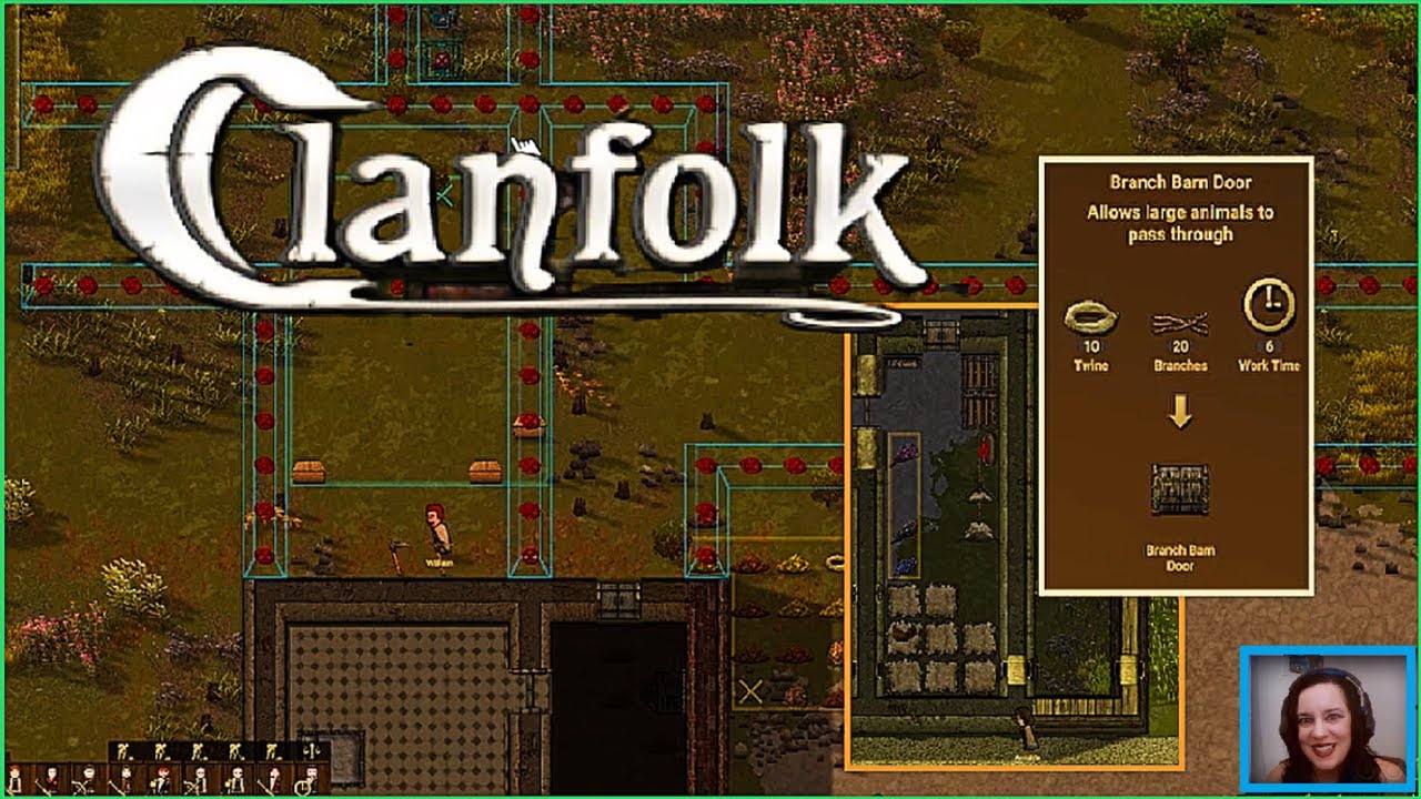 Barn, Bedrooms, & Blueprints (Late  Spring) | Clanfolk | Let's Play