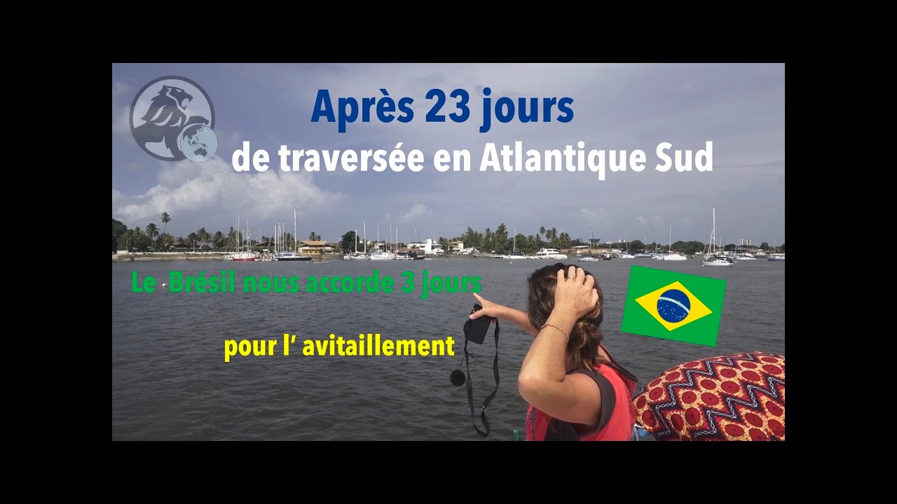 #90 Transatlantique sud dernier épisode, arrivée au Brésil, Jacare