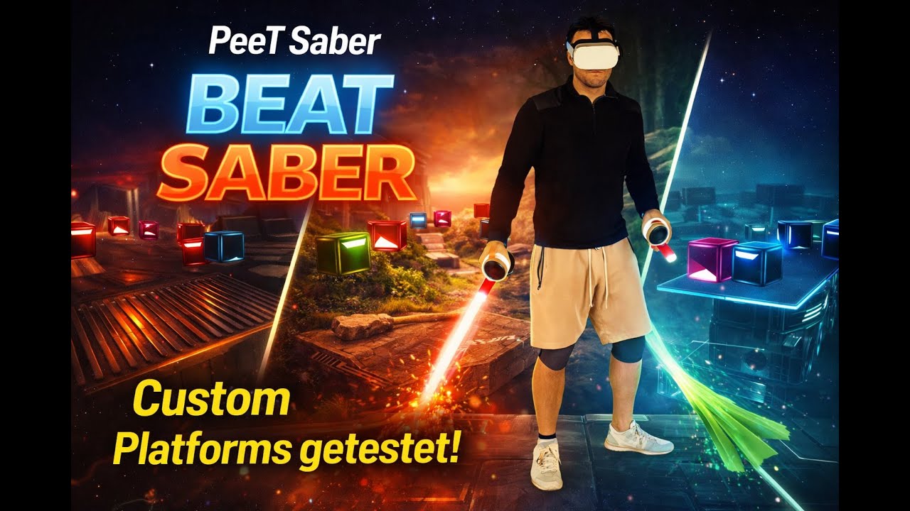 PeeT Saber | Beat Saber Mixed Reality – Custom Platforms getestet! (Twitch Archiv 31.08.2021)