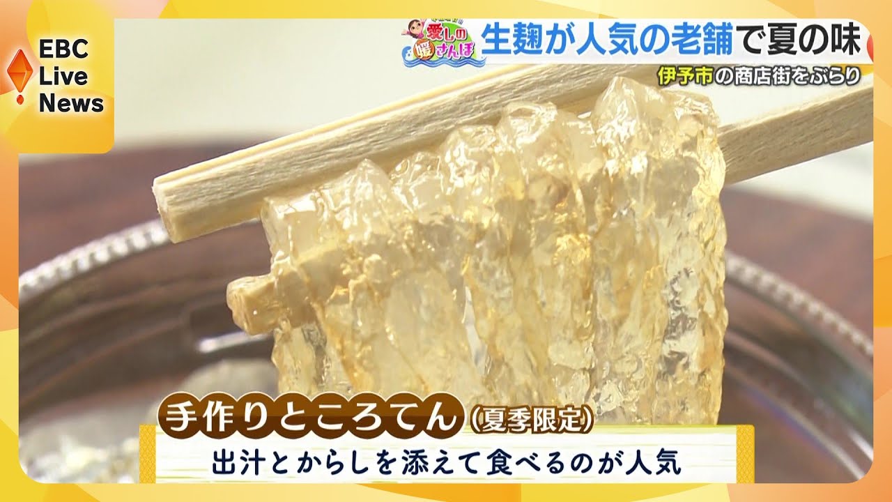 伊予市の隠れた名店！老舗の夏の味覚を堪能【媛さんぽ】
