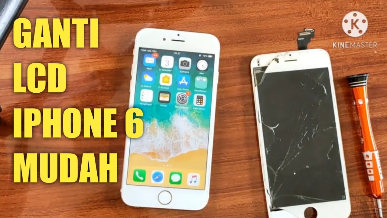 Mudah || Ganti sendiri LCD Iphone 6