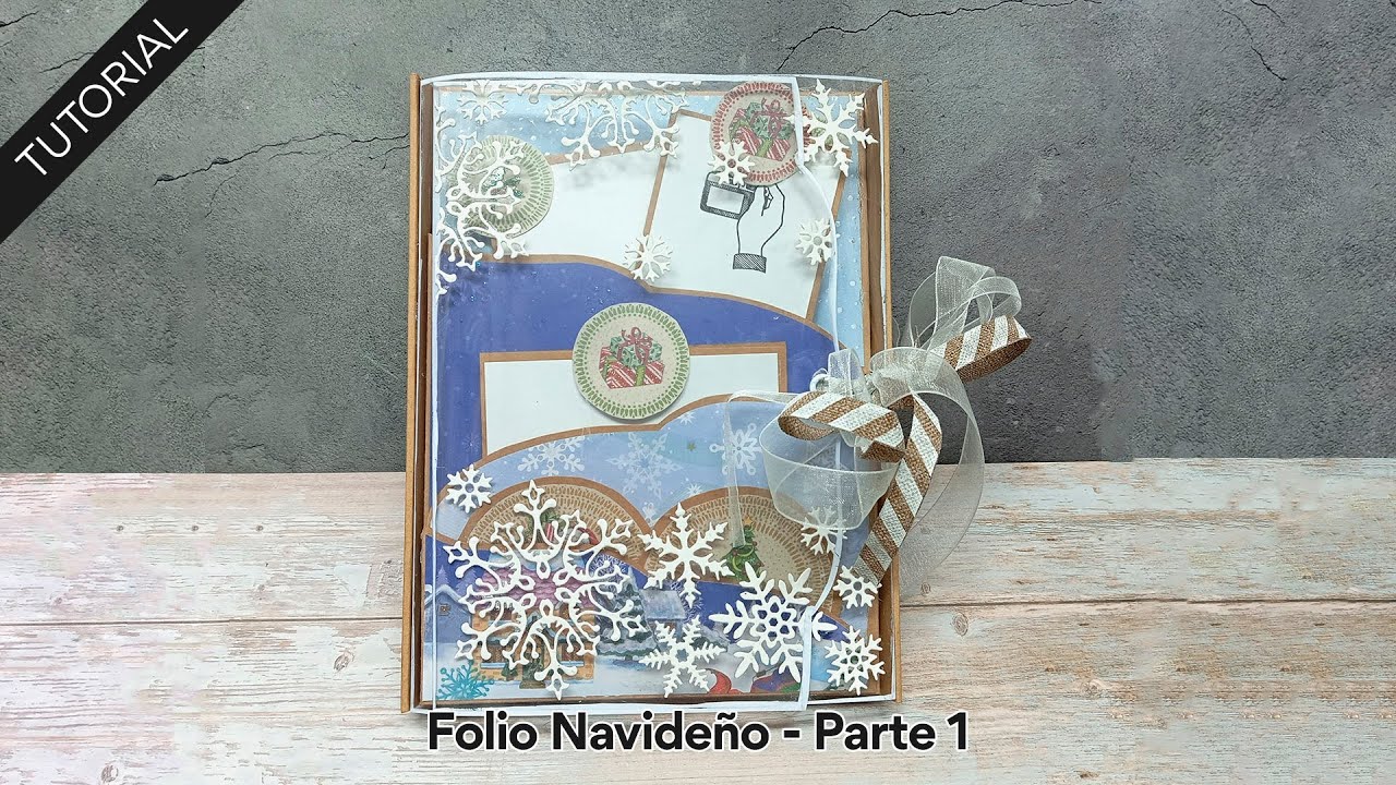 Mini Álbum o Folio Navideño 🎄 Para más de 27 fotos 👌 Parte 1 ✨