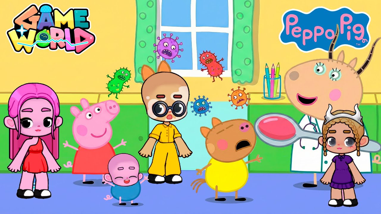 PEPPA PIG GAME WORLD | 😨 PEDRO CAN&rsquo;T STOP COUGHING!😷 🦠